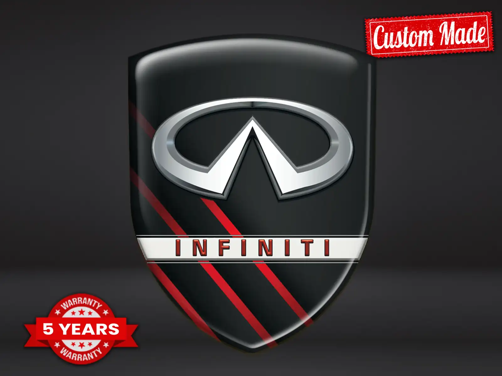 Infiniti Stickers Silicone Auto Pro Max Robuste Disposition Chic